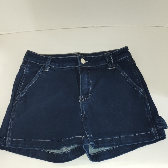 Judy Blue  Dark Wash Carpenter Shorts Women's Size Small - Picture 1 of 9